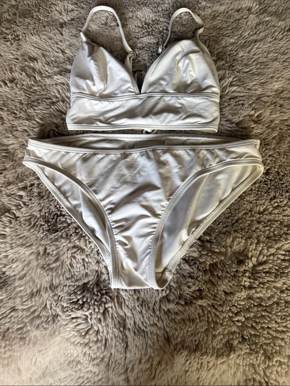 Michael Kors White Two-Piece Bikini Set